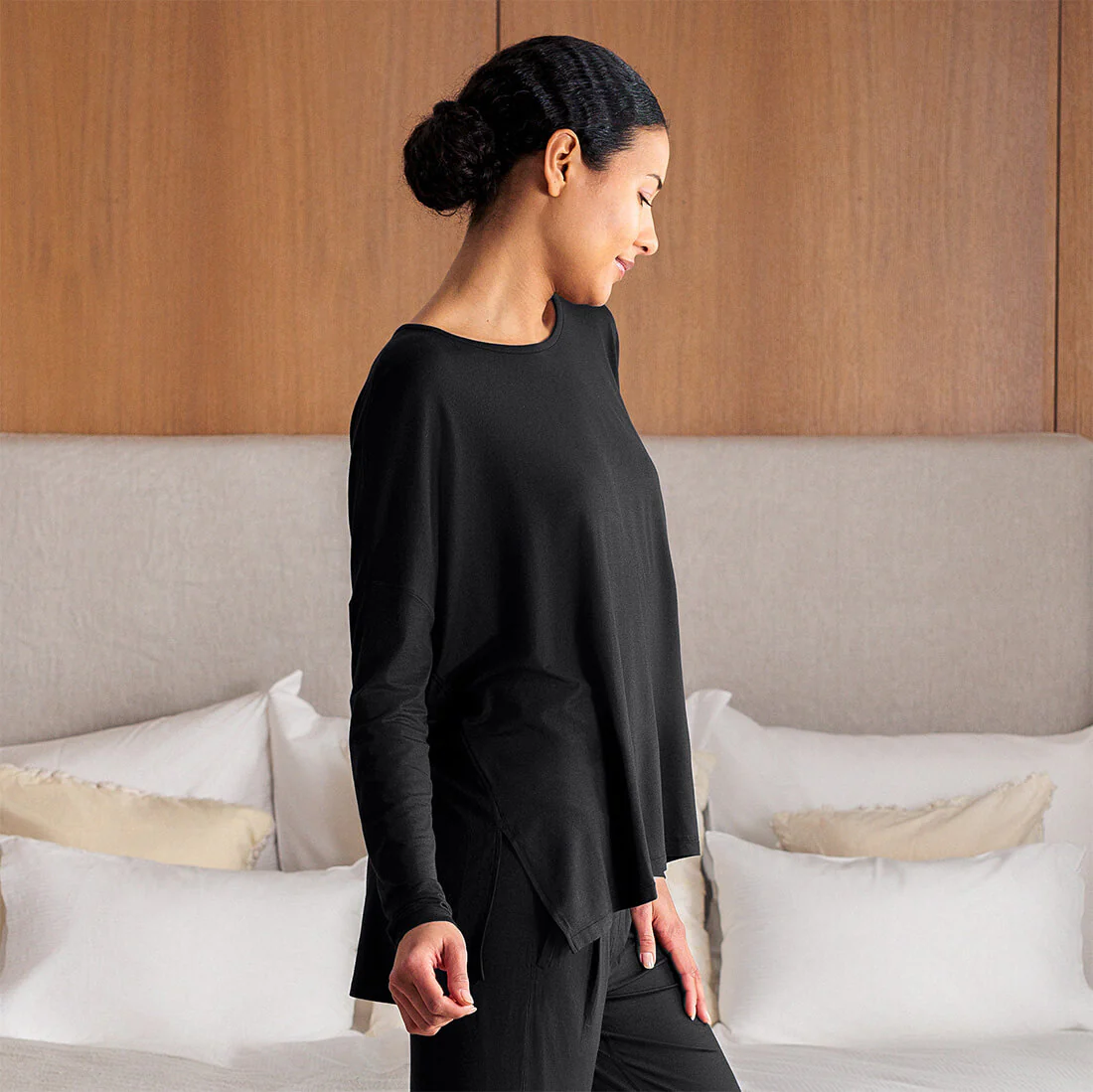 Langarm-Shirt mit lockerer Passform — NATTWELL™ - Image 41