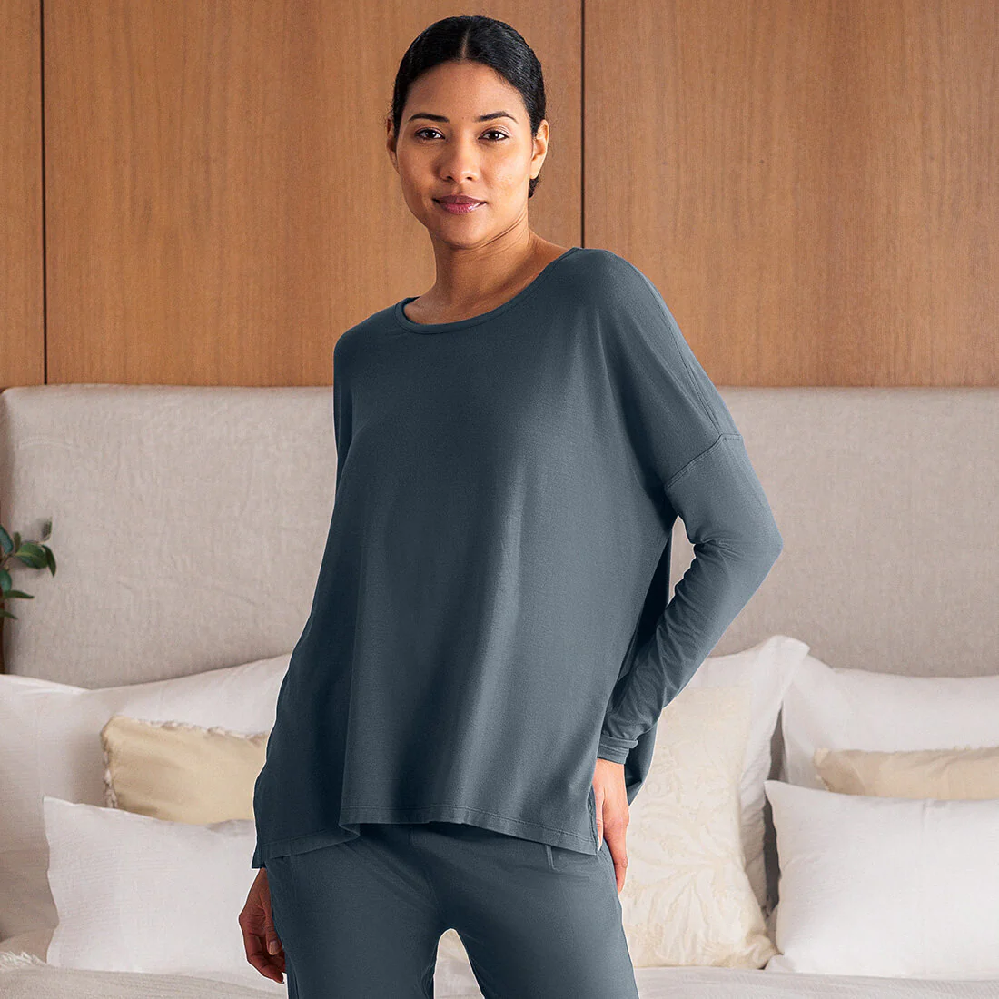 Langarm-Shirt mit lockerer Passform — NATTWELL™ - Image 51